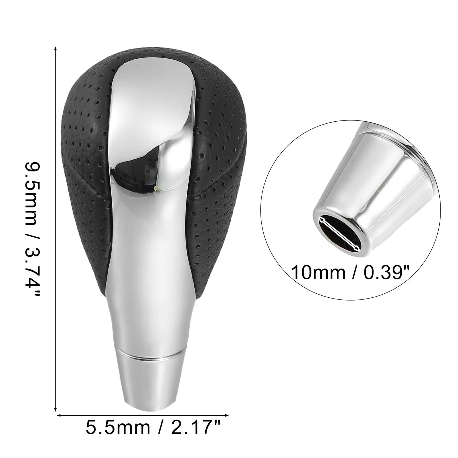 Gear Shift Knob Automatic Silver Tone Replacement for Lexus IS F (2008–2014)