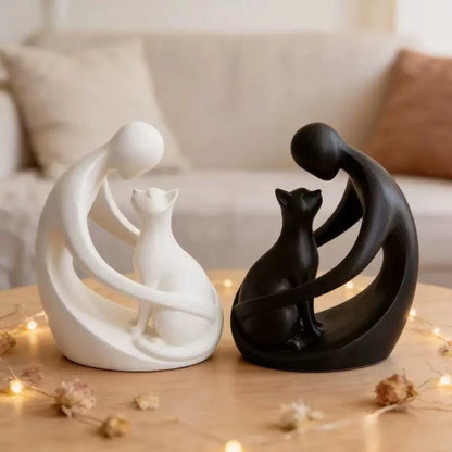 Accent Tabletop Display for Modern Art Sculpture (No Part Numbers)