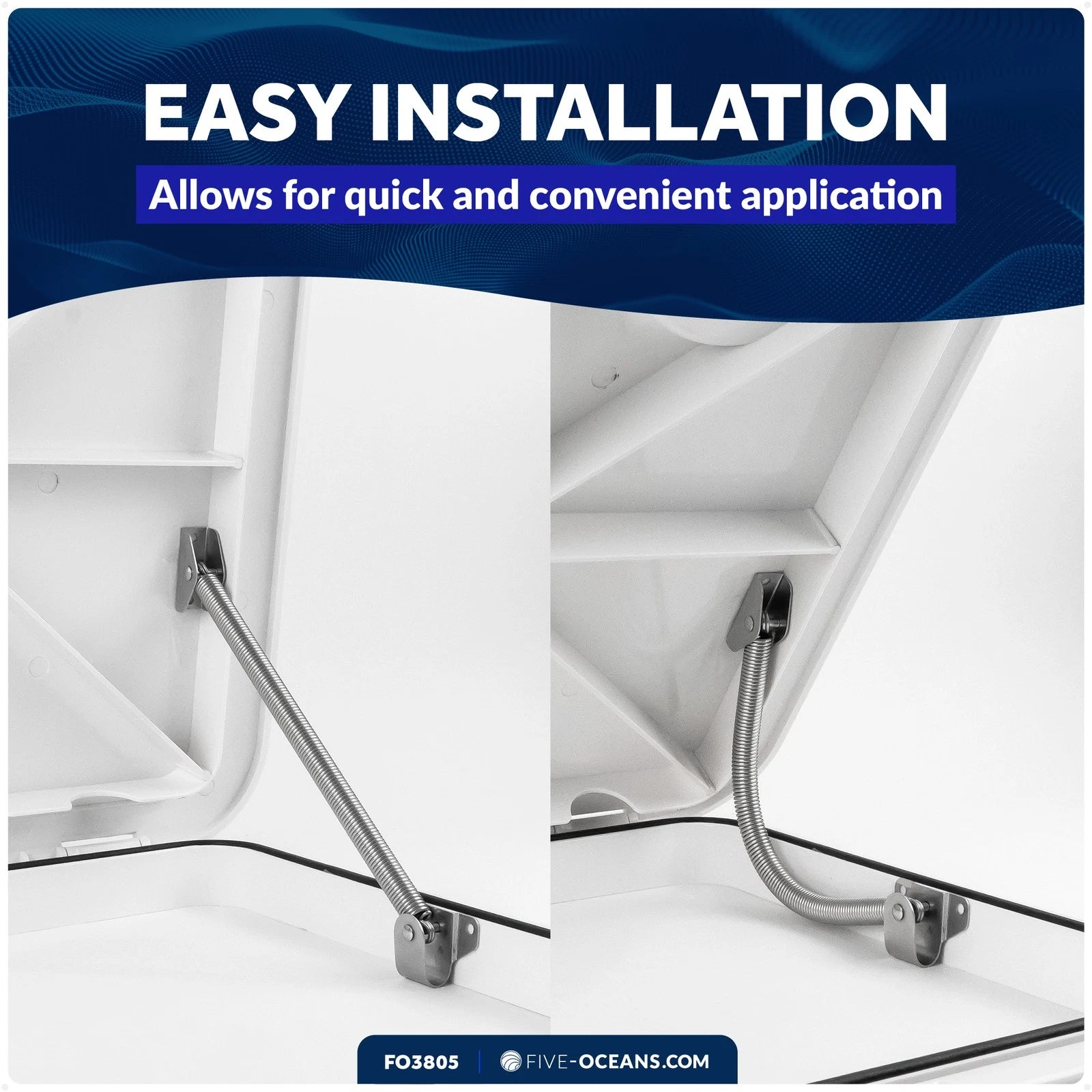 Hatch Lid Support Spring Holder for Five Oceans (10 Inch)