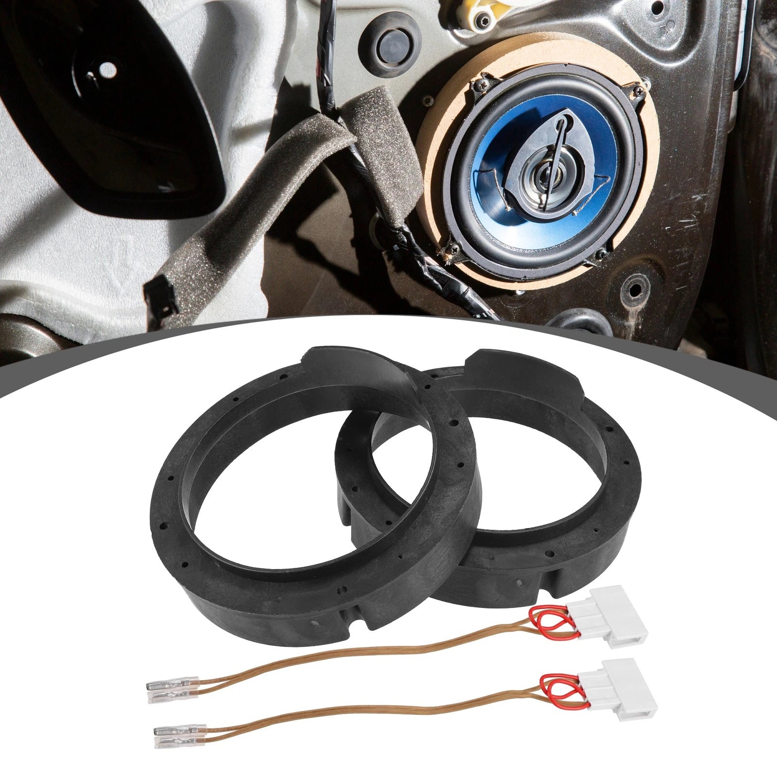 Speaker Adapter Spacer Ring 6.5 Inch Replacement for Volkswagen Passat (B7) (2011–2019)