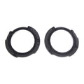 2X LED Headlight Bezel Mounting Ring Bracket for Jeep Wrangler JK (2007–2017)
