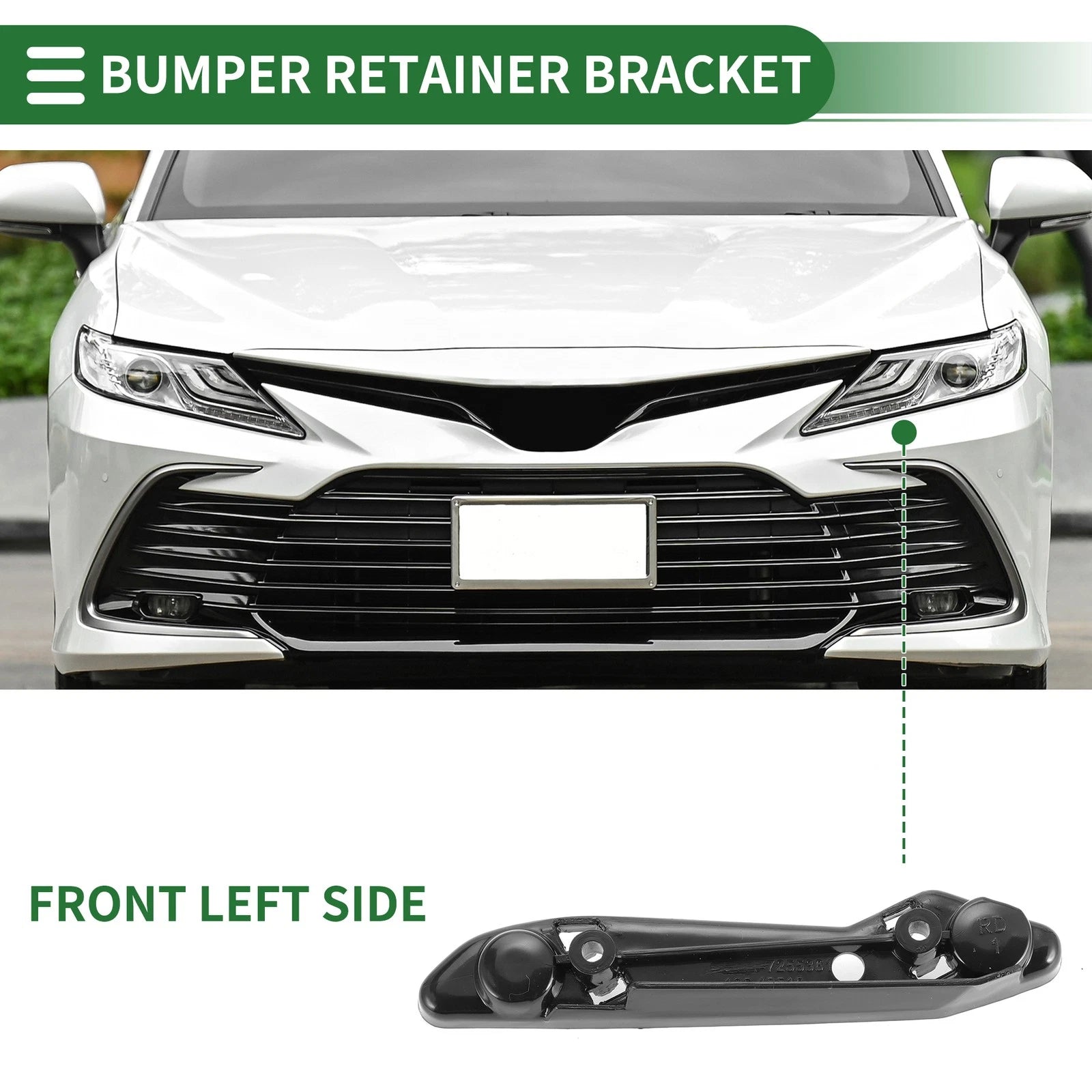 Left Front Bumper Retainer Bracket Replacement for BMW 340i (2016–2018)