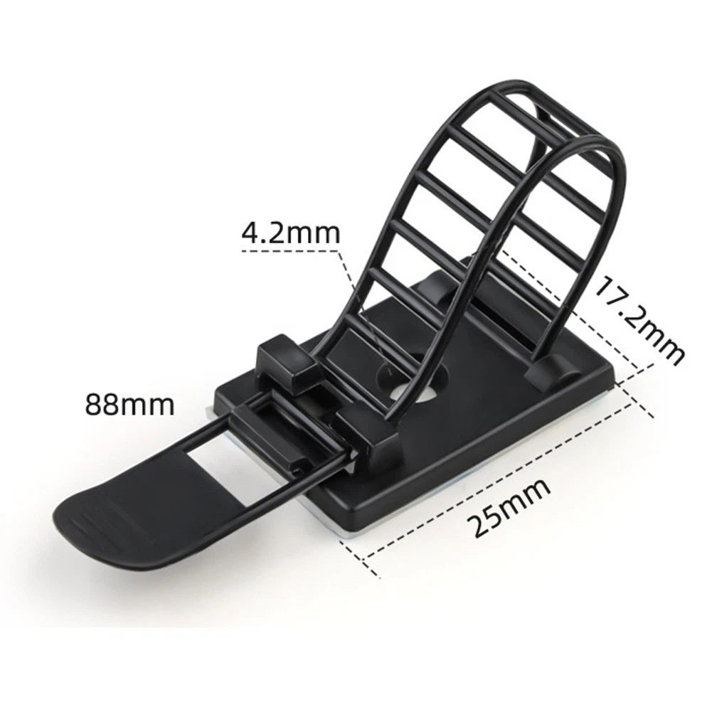 Adjustable Cable Clips and Ties for Efficient Cable Management