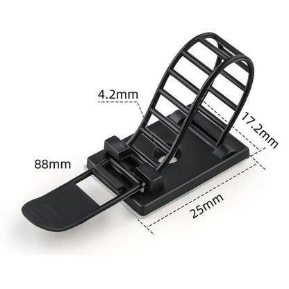 Adjustable Cable Clips and Ties for Efficient Cable Management