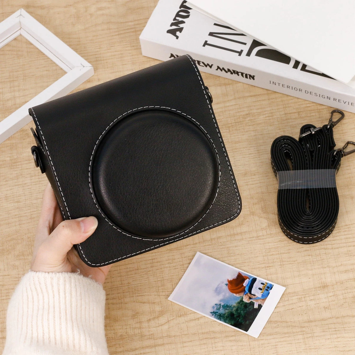 Leather Camera Bag for Instax SQ1 (2020–2023)