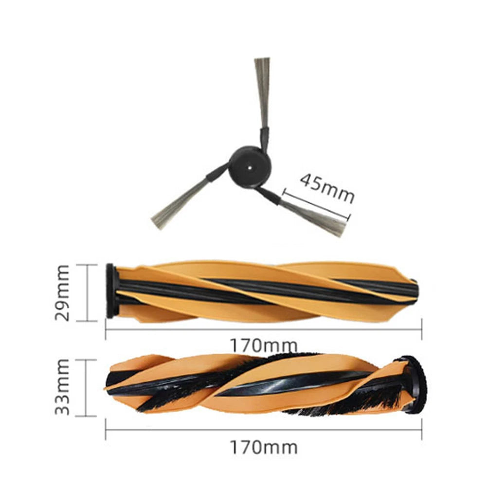 Brush Accessory Set for Mova Z60 (2 Main 6 Side Brushes)