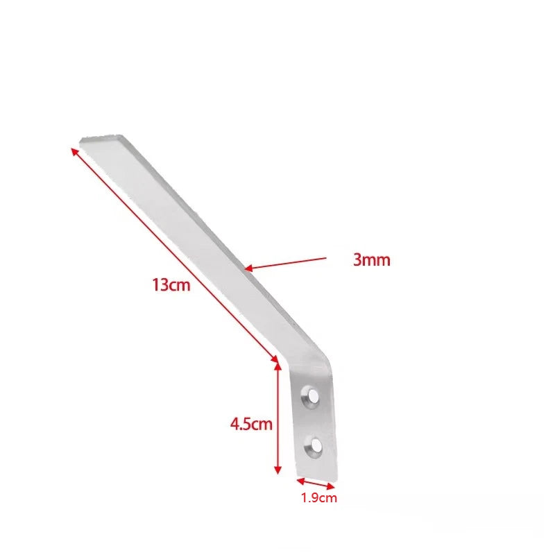 Stainless Steel Motorcycle Helmet Hook Holder Wall Mount Bracket for Garage