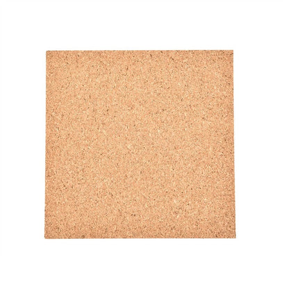 Cork Mat Self-Adhesive Square 100x100x1mm for Automotive Use