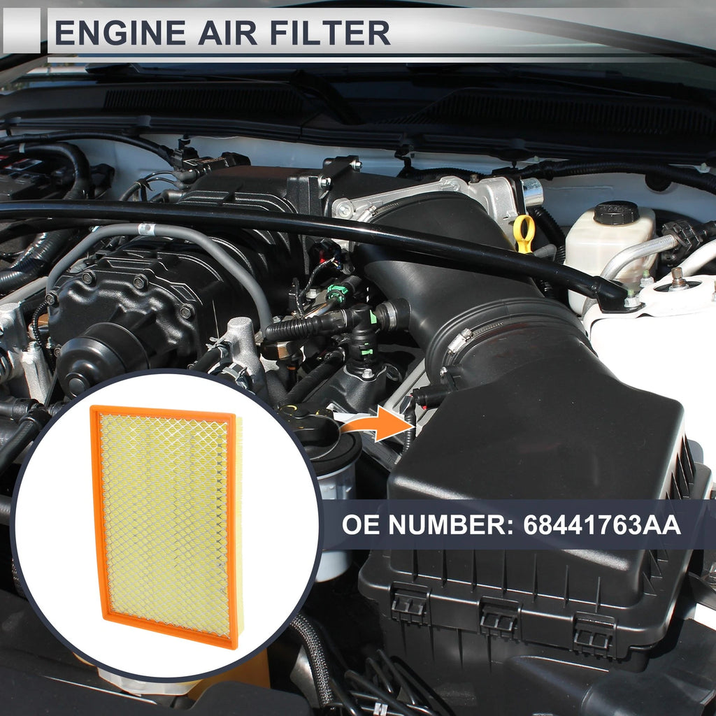 Engine Air Filter Replacement for Dodge Ram 1500 (2011–2020)