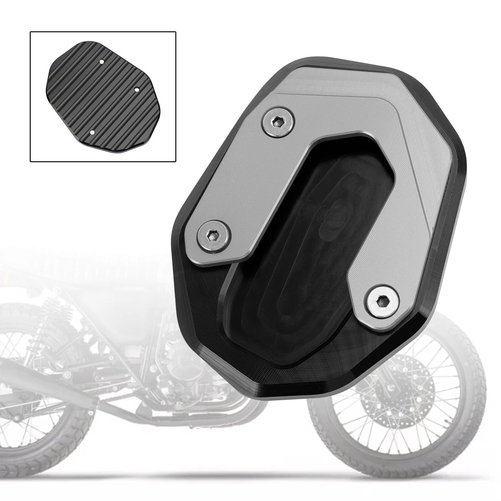 Kickstand Enlarged Plate Pad for Ducati Scrambler 800 (2015–2019) E9