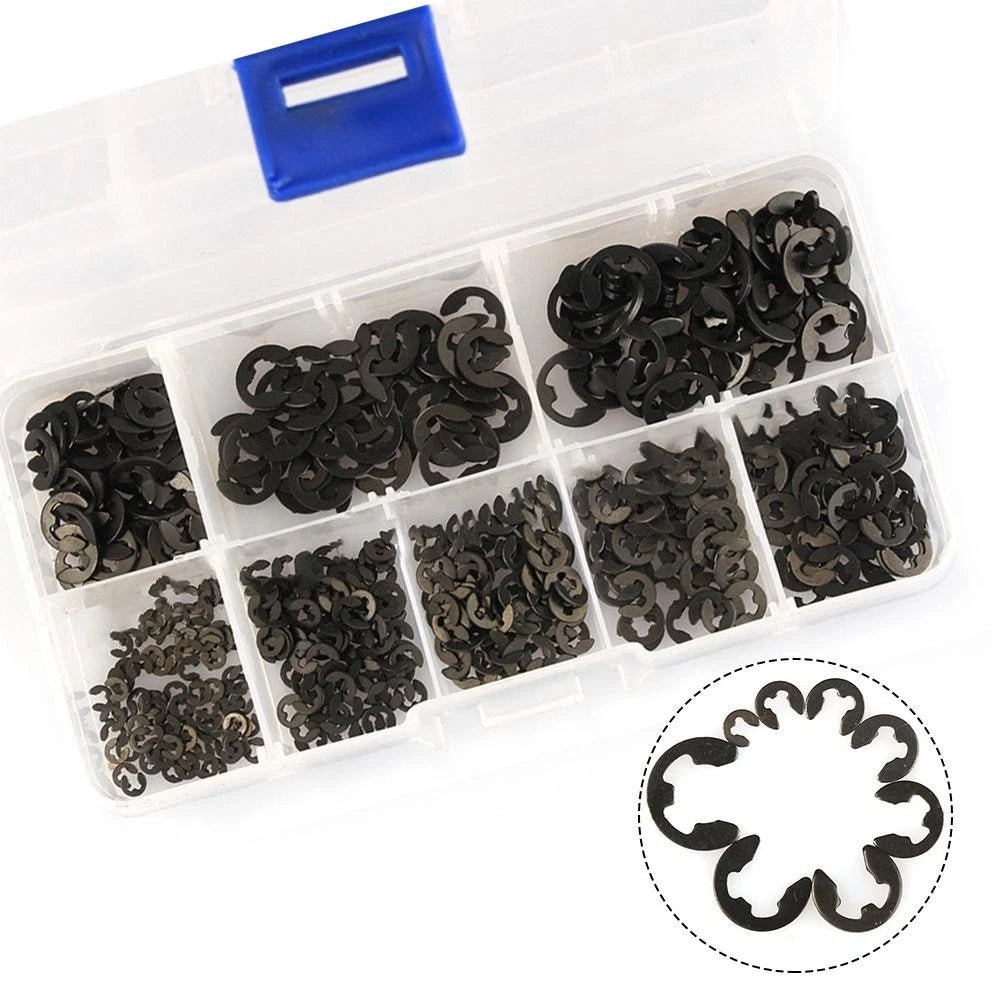 Set of 550 Assorted Clips for Various Applications