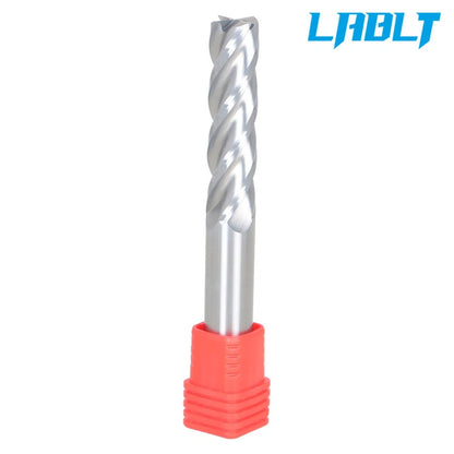 1/2" 4 Flute Carbide End Mill for LABLT (Length of Cut 2", Overall 4")