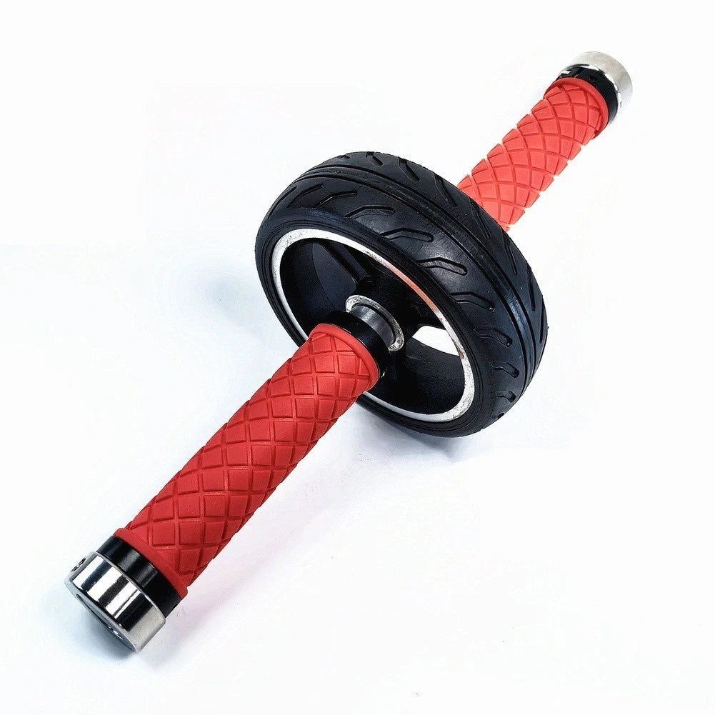 Abdominal Wheel with Silent Bearings and Anti-slip Rubber Tire
