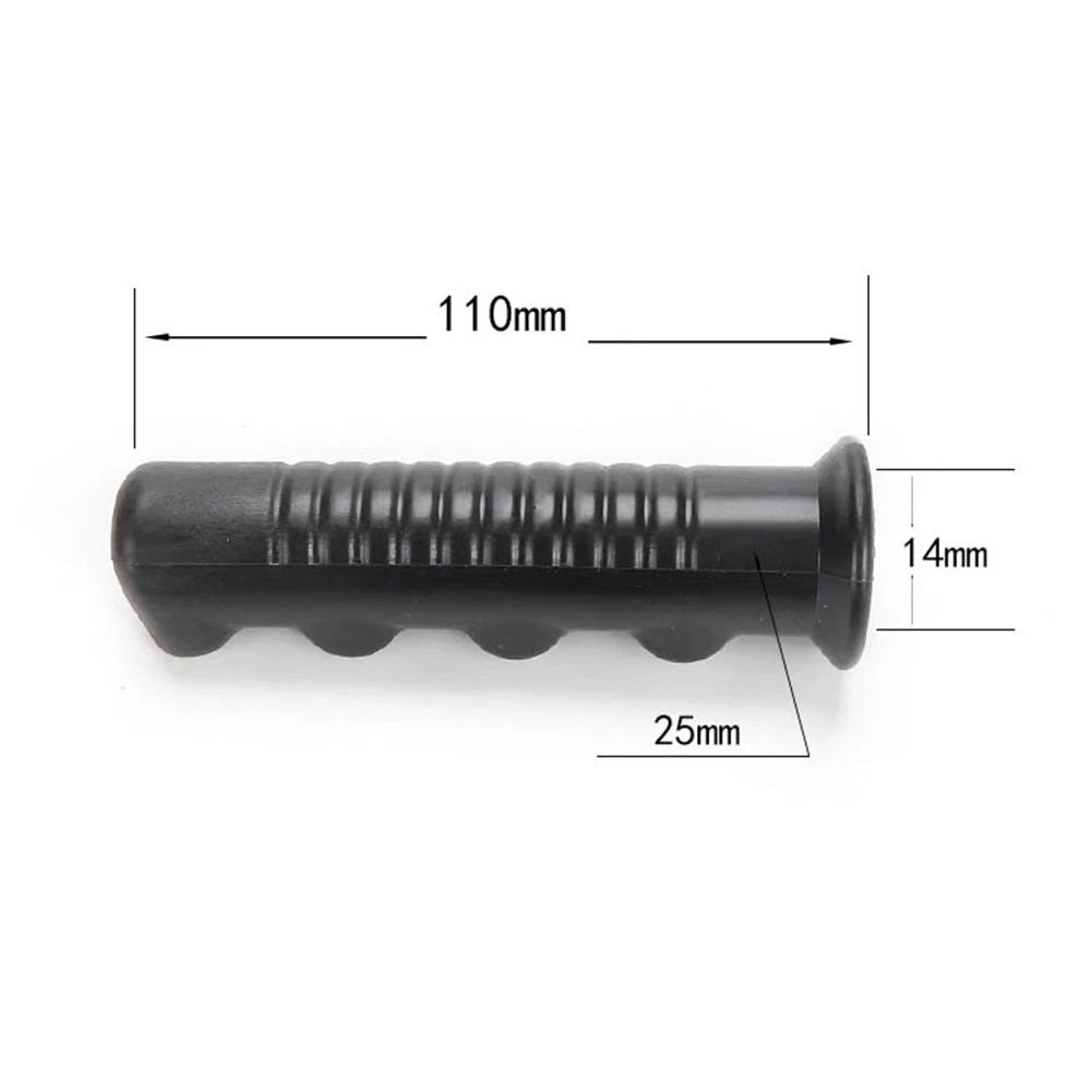 Set of 2 Rubber Handles for Wheelbarrow
