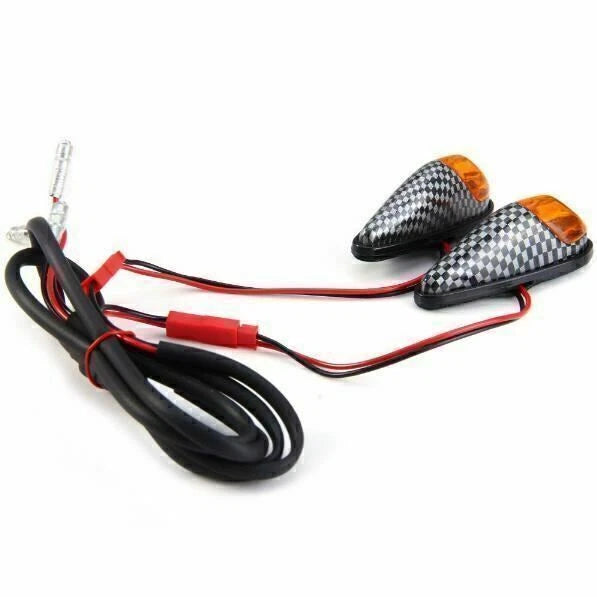 2X LED Turn Signal Blinker Indicator Light for Motorcycle (12V)