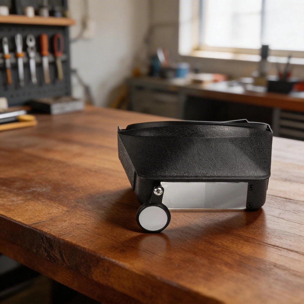 Lightweight Head Magnifier for Adjustable Frame with Multiple Lens Powers