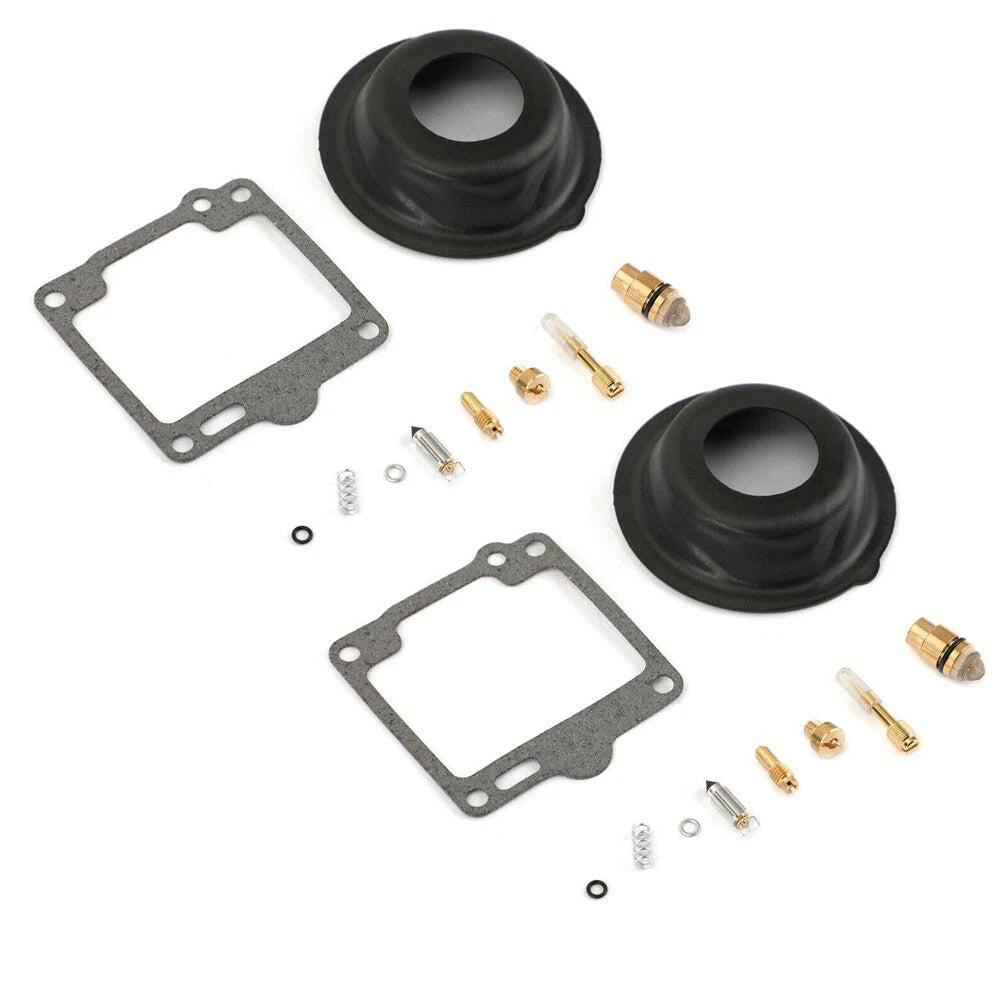 2X Carburetor Rebuild Repair Kit for Yamaha Virago XV750 XV1100 (1988–1999)