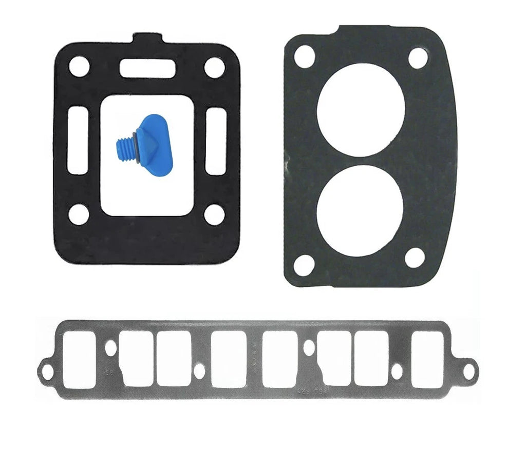 Exhaust Manifold Gasket Kit for Mercruiser 2.5L 3.0L 4cyl (27-53354 27-99777 27-64692)