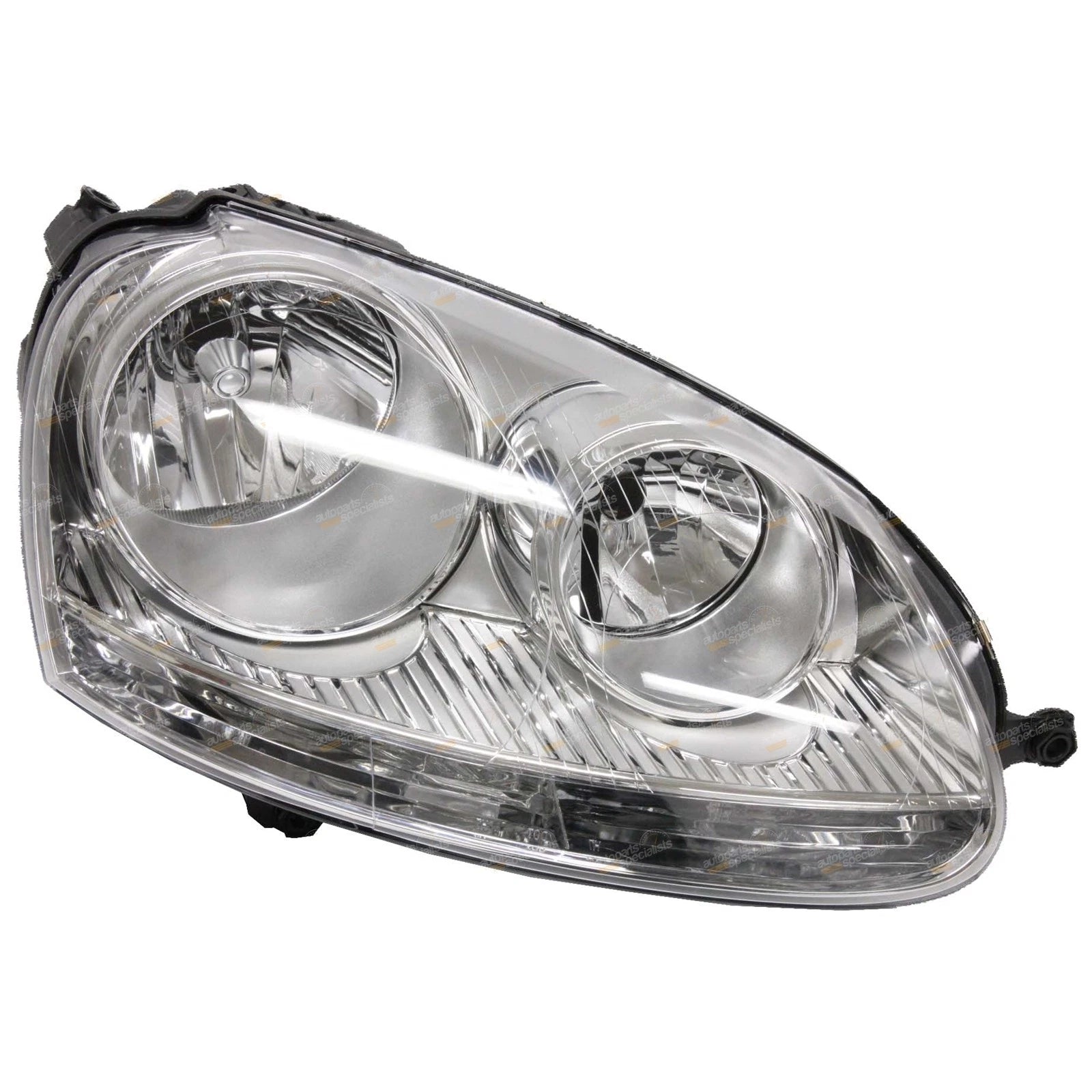 RH Chrome Headlight for VW Golf Jetta MK5 (2004–2010)