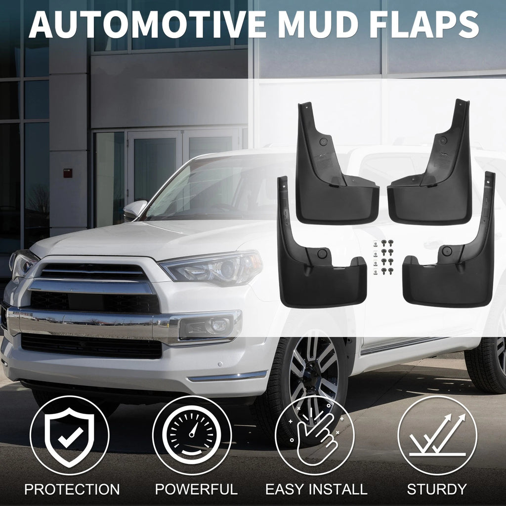 Mud Flaps Splash Guards Front for Toyota 4Runner (2010–2023)