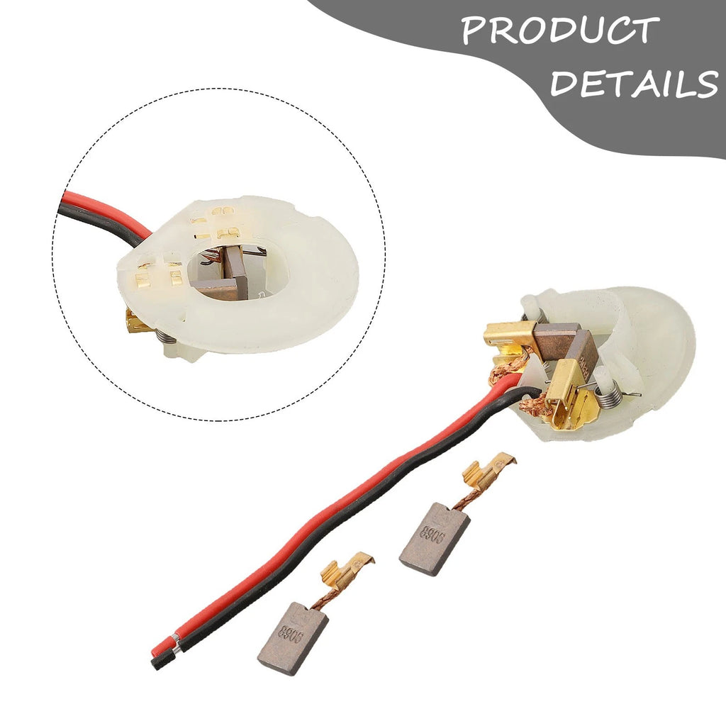 Carbon Brush Holders and Carbon Brush Set for Tool (3pcs)