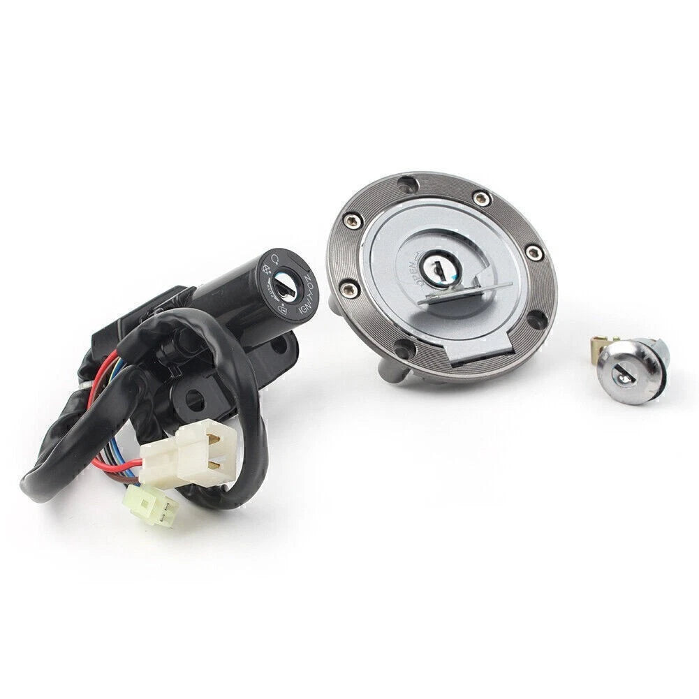 Ignition Switch & Fuel Gas Tank Cap Lock Key Set for Yamaha YZF R1 (1998–2012)