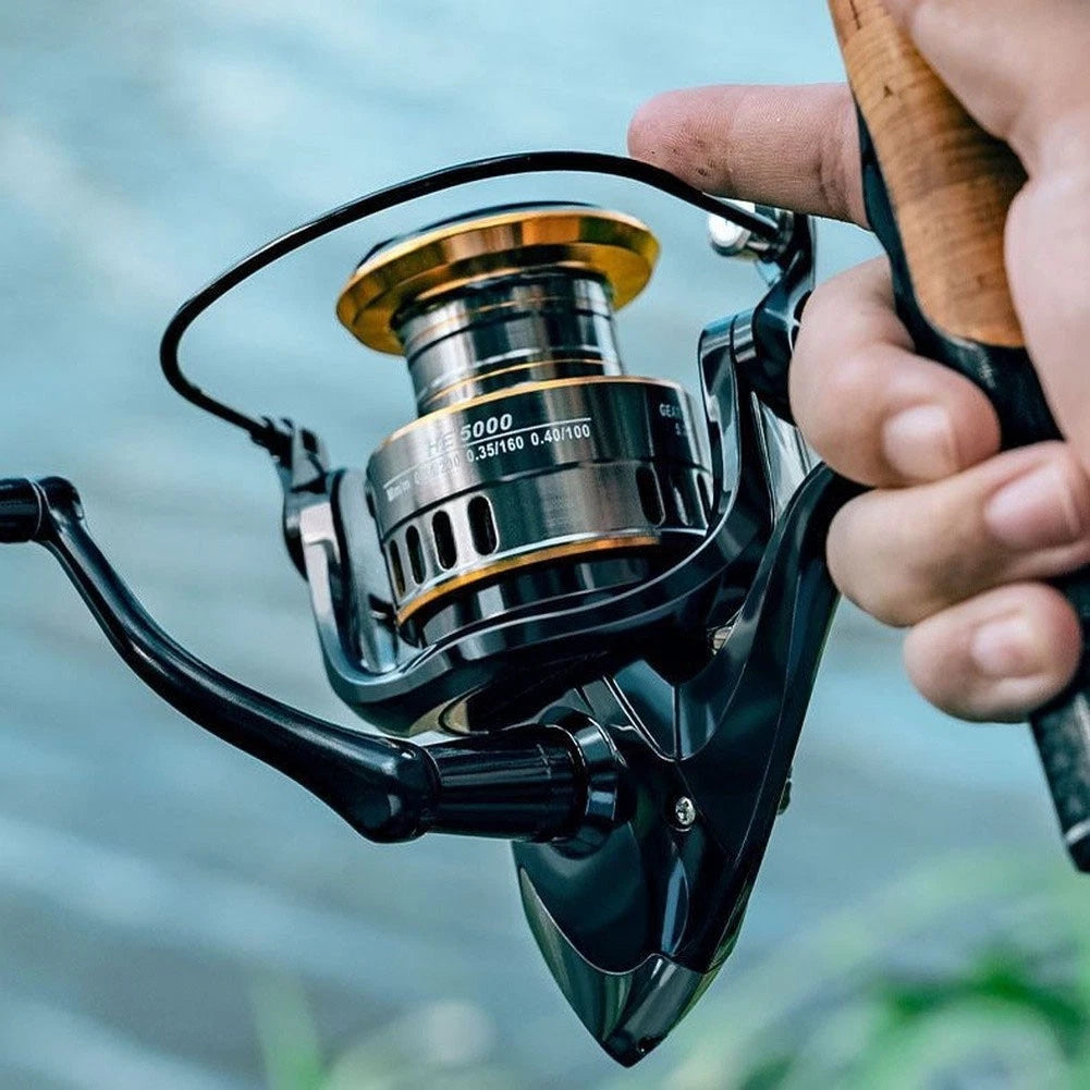 Metal Carp Reel 5+1 Ball Bearings Full Metal Transmission