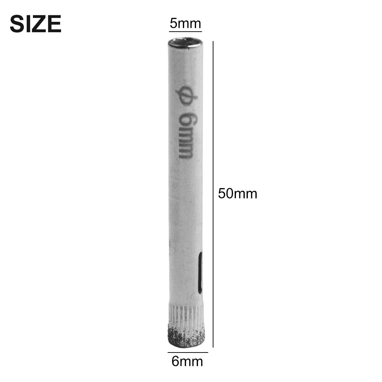 6mm Diamond Coated Drill Bit for Tile Ceramic Glass (2010–2023)