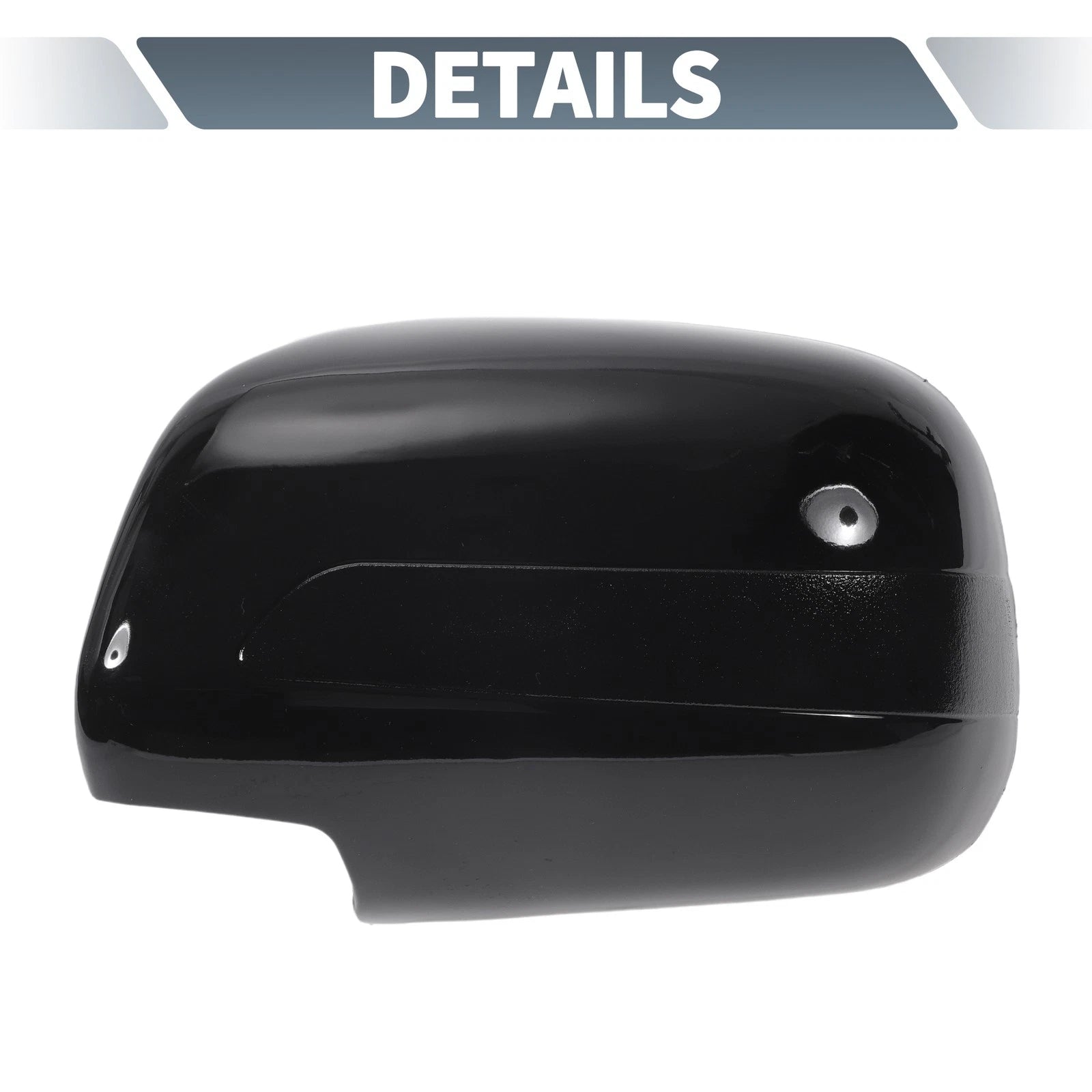 Rearview Mirror Cover Overlay Gloss Black for Lexus RX350 RX330 (2003–2009)