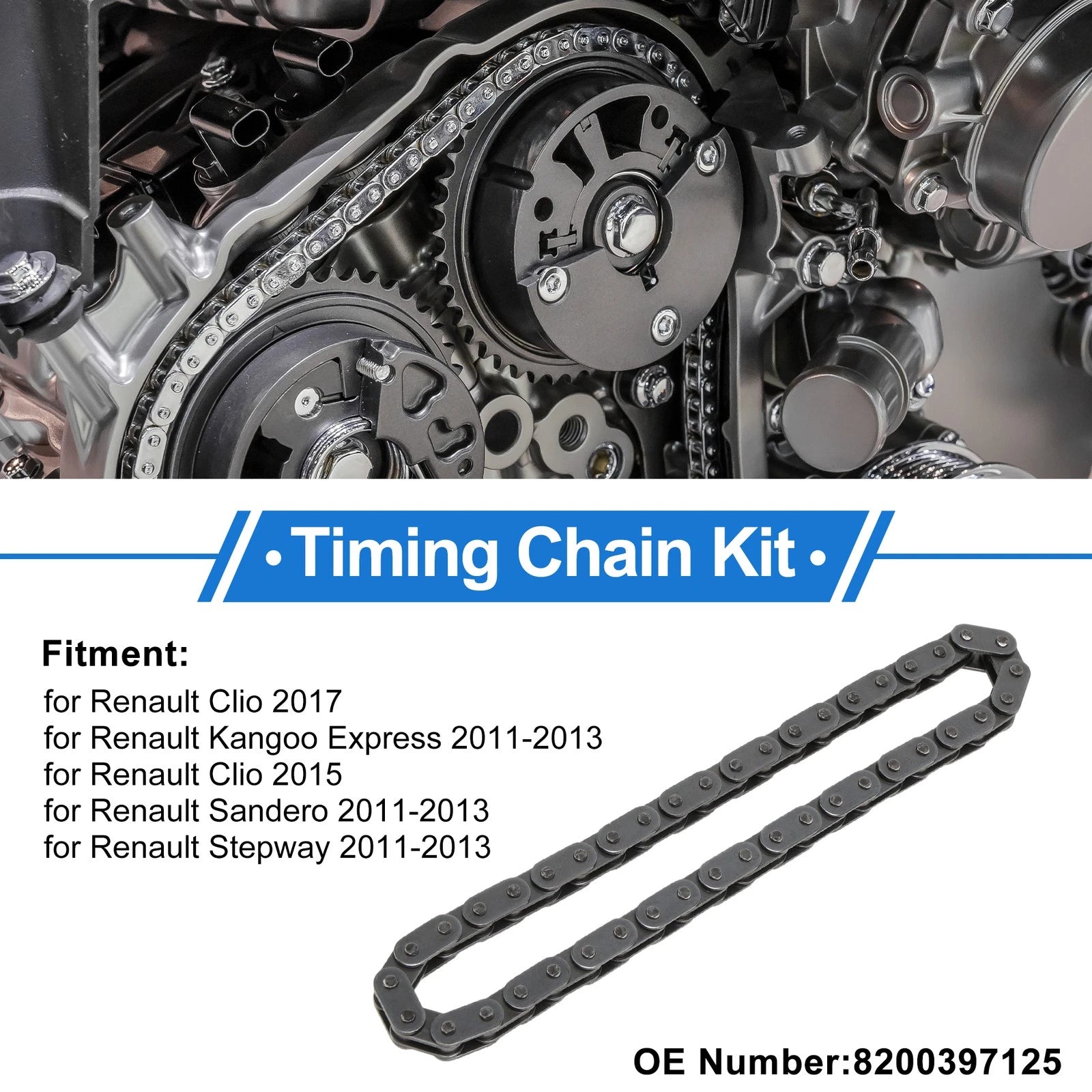 Timing Chain Kit for Renault Clio (2017) No. 8200397125