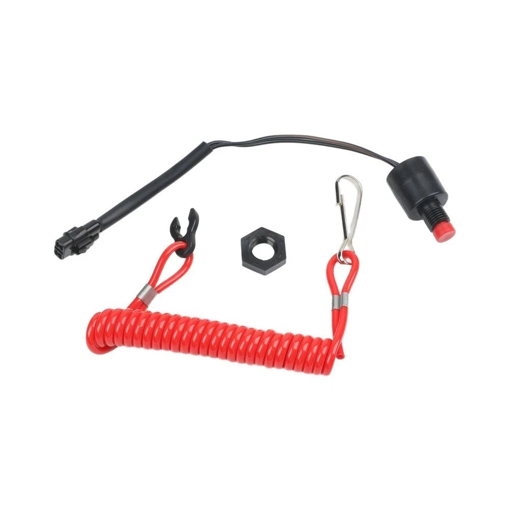 Outboard Motor Kill Stop Switch Safety Tether for 8300HP Engines (4-Cycle)