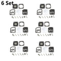 6X Carburetor Gasket Kit for Husqvarna 570 575XP 576XP (RB-130, 537385601)