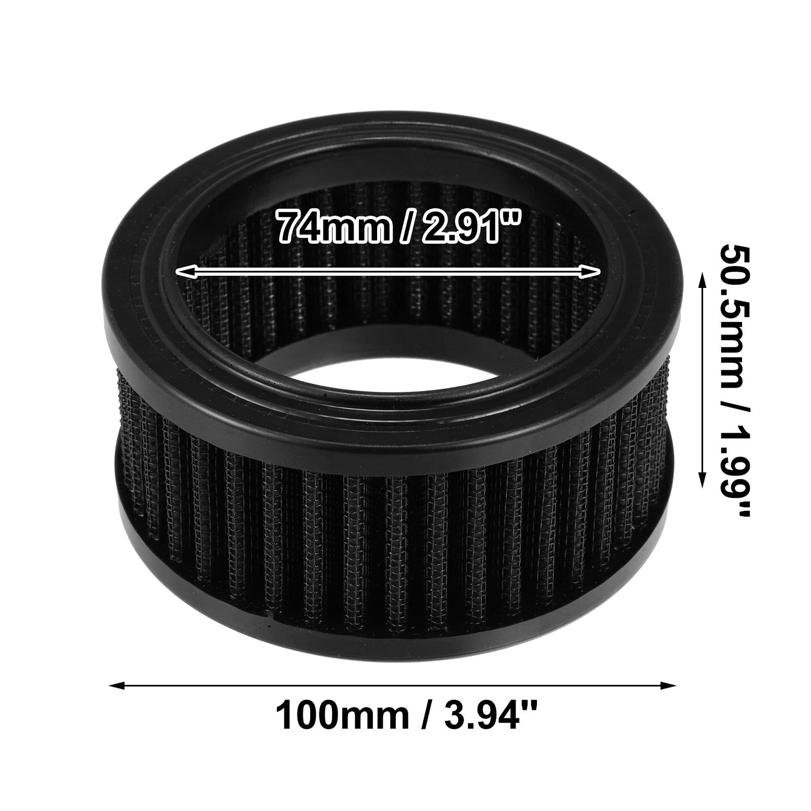 Air Filter Cleaner for Harley-Davidson Iron 883 (2009–2015) Black