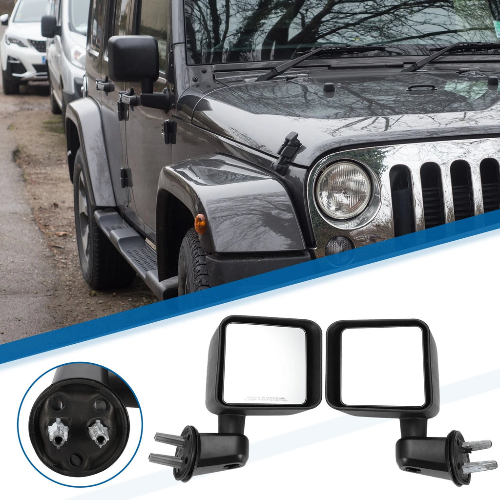 Tow Mirrors Replacement Pair for Dodge Ram 1500 2009-2018