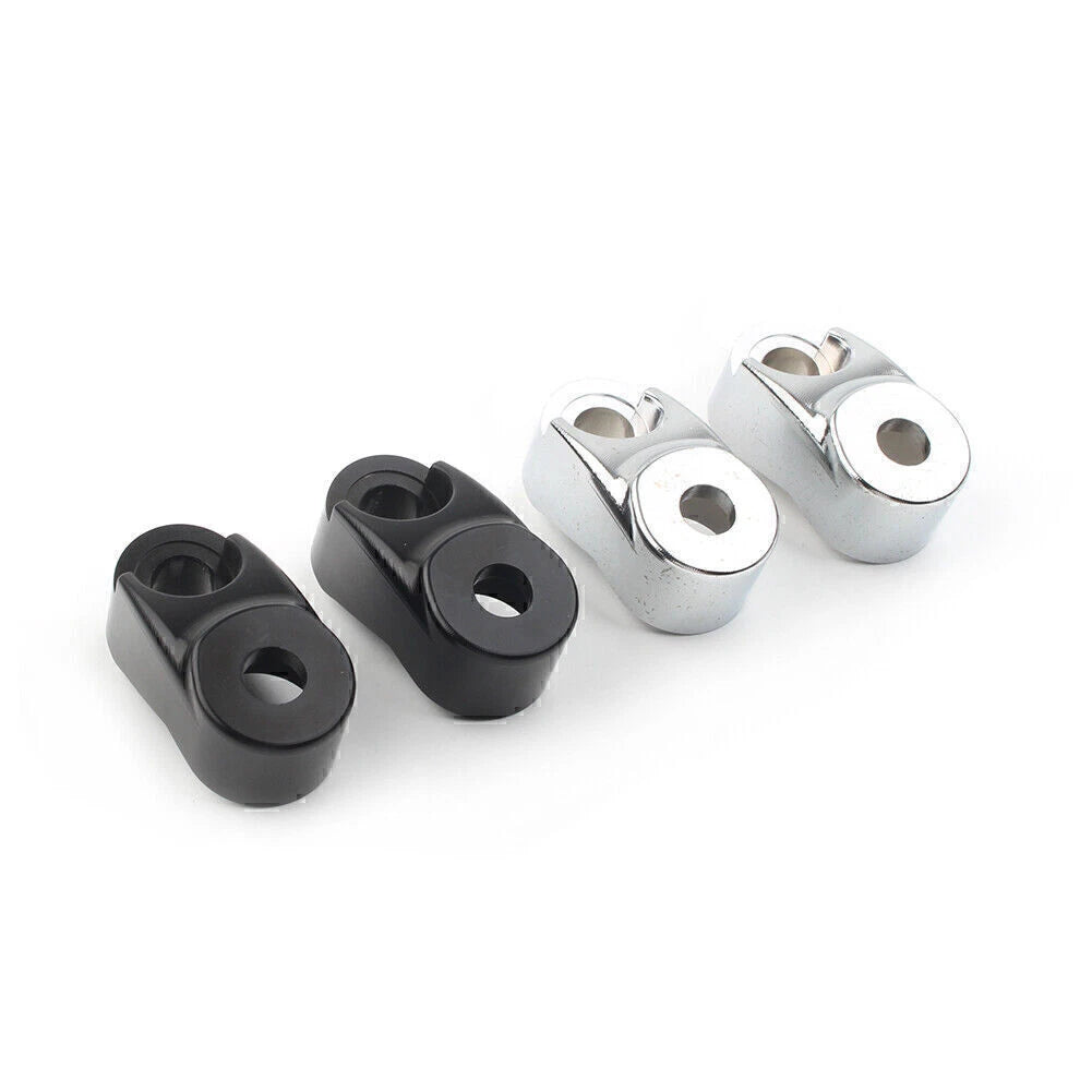Turn Signal Mount Bracket Relocation Kit for Harley Dyna (39mm, 49mm)