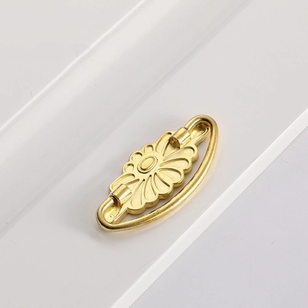 10Pcs Gold Decorative Cabinet Drawer Pull Handles