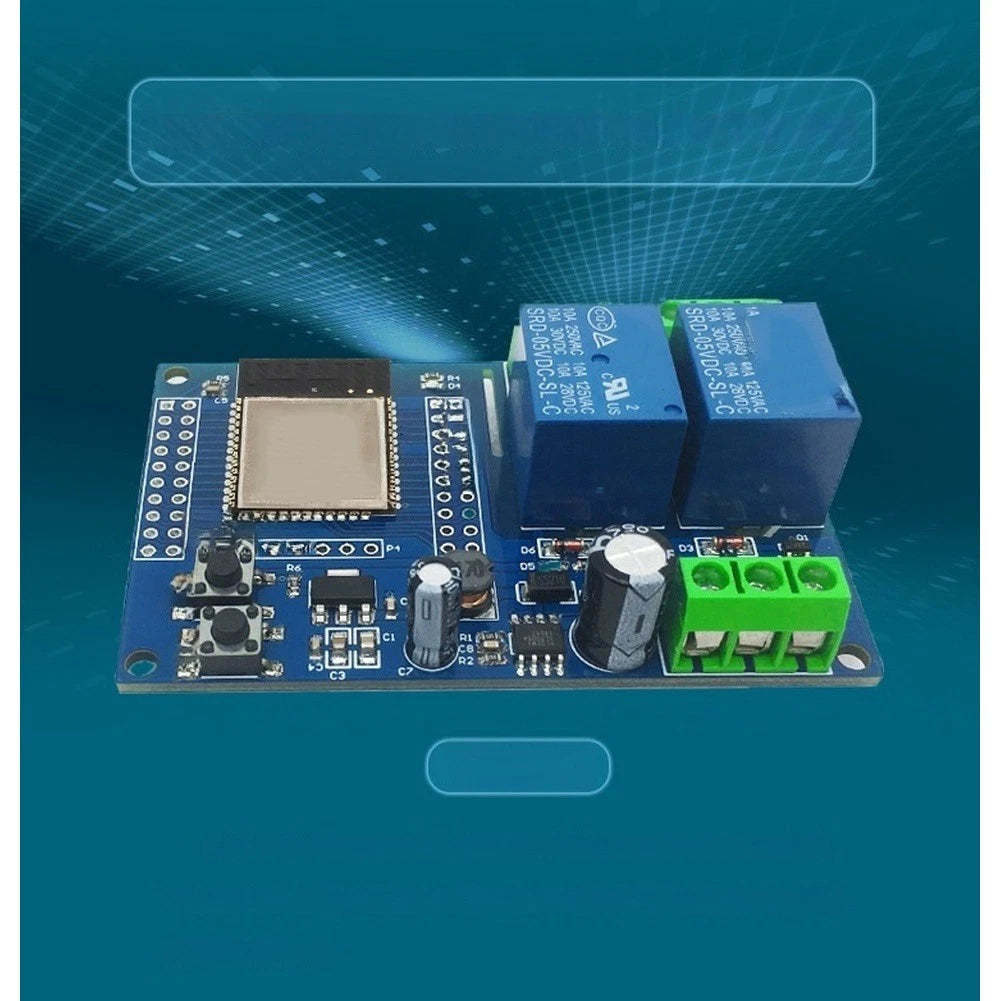 2X Relay Module for ESP32 Development Board (DC5-60V)