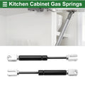 2Pcs Lift Supports Struts for (7 Inch, Black U Shape End)