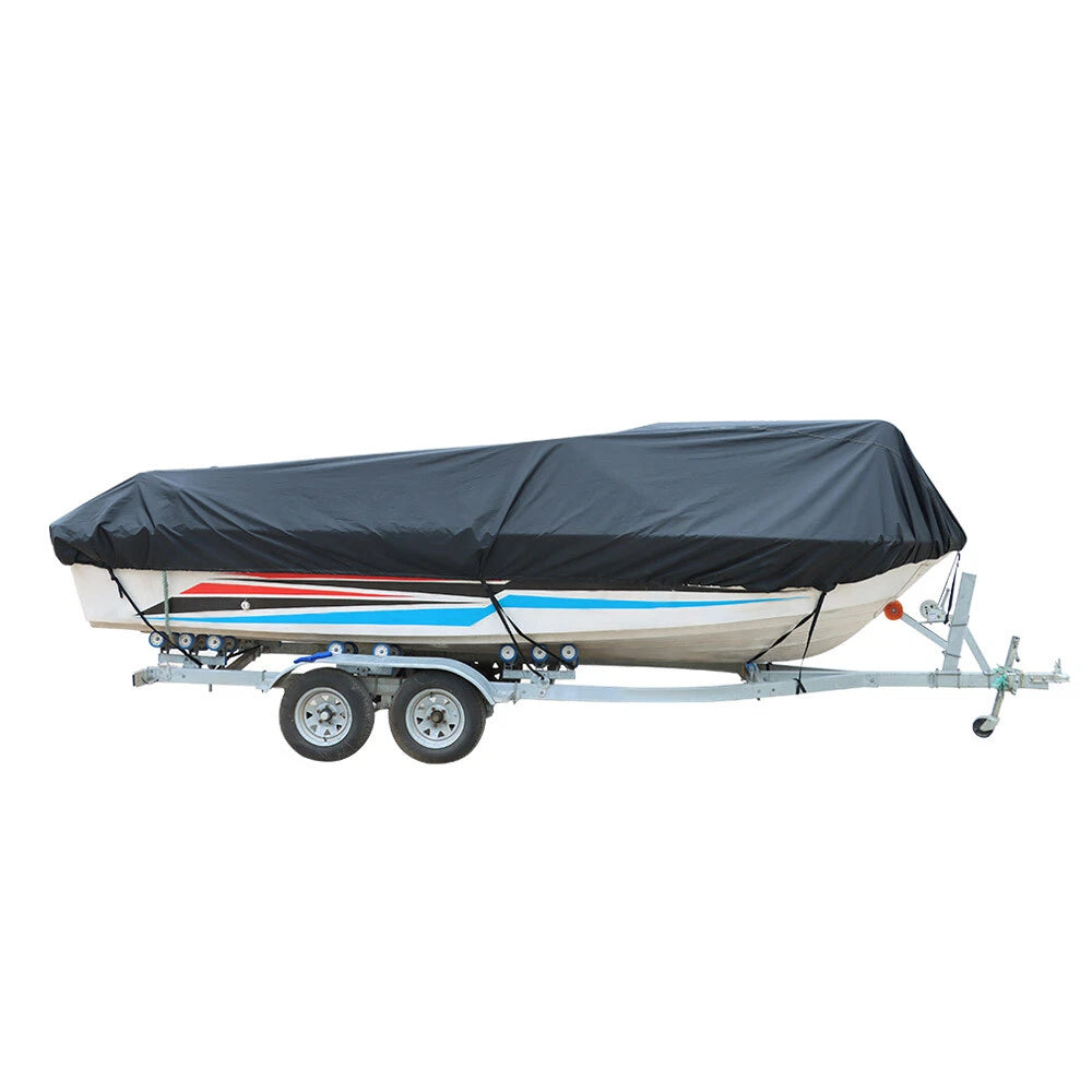 Boat Cover for 17-19' Trailers (Marine Grade Polyester Canvas 600D)