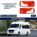 Rear Left Right Brake Pads for Mercedes-Benz Sprinter (2006–2019) Red Pair
