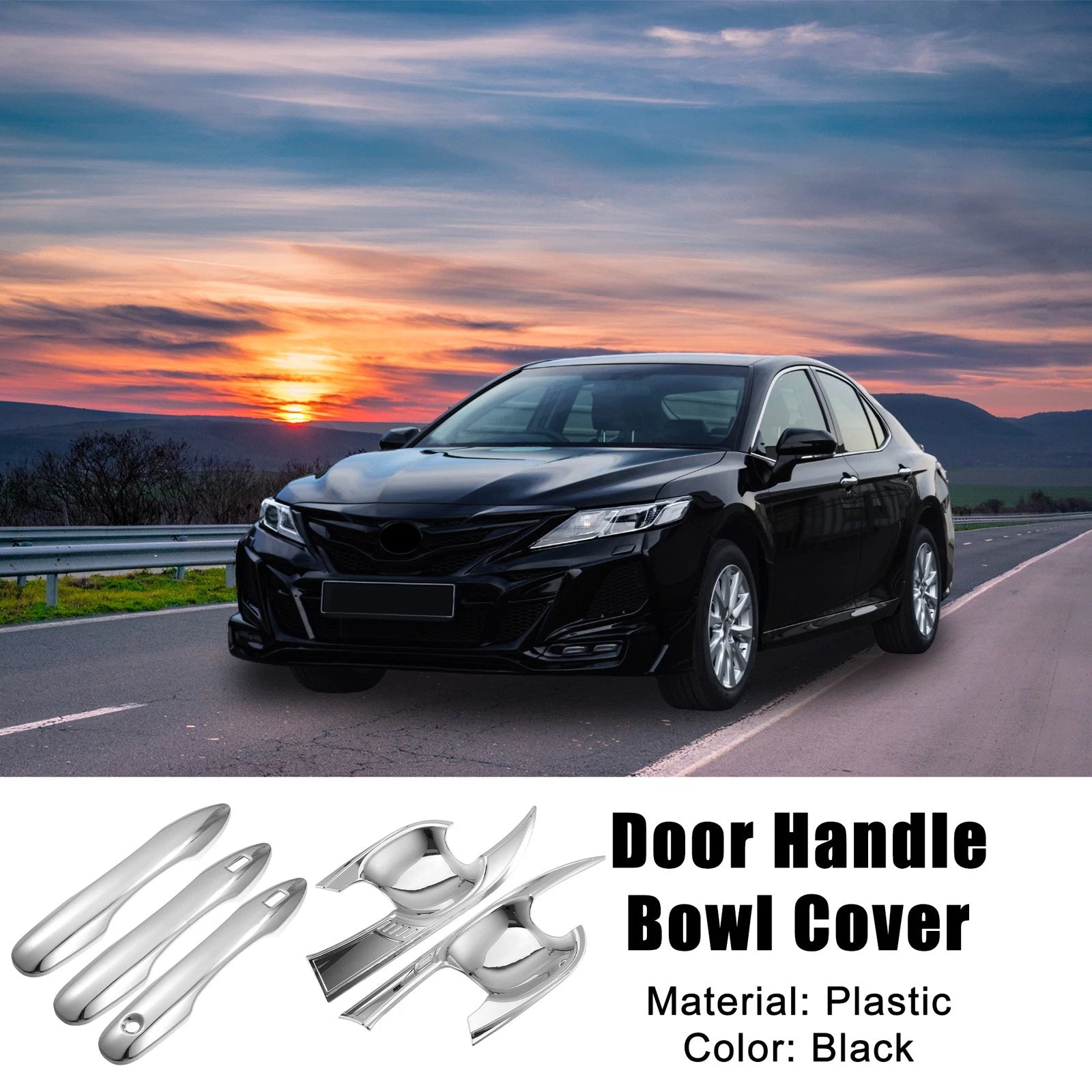 Door Handle Bowl Cover Set Replacement for Toyota Camry (2018–2023)