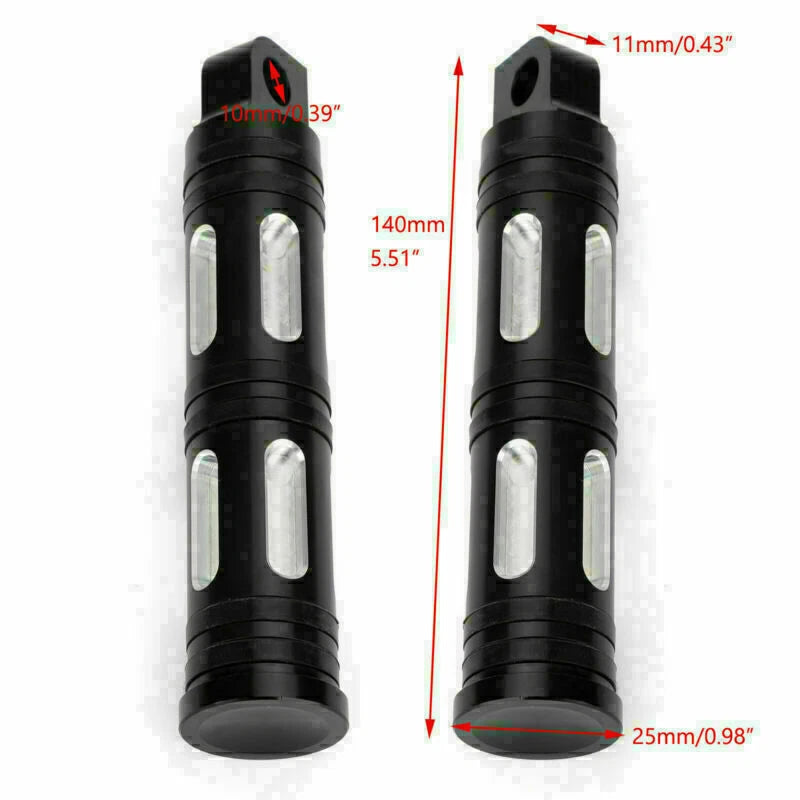 Foot Pegs for Byna Sportster Touring Road King (T9)