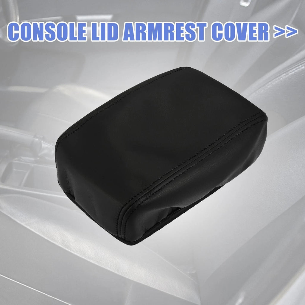 Armrest Protector Cover Faux Leather for Subaru Forester (2013–2018) Black