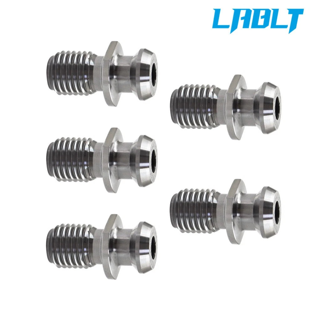 10Pcs Pull Stud Coolant Thru Retention Knob for Mazak (CAT50, 45°)