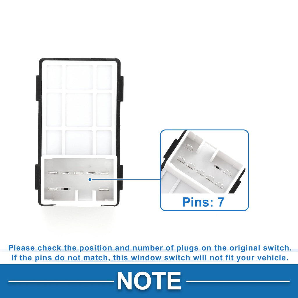 Right Power Window Switch for Hyundai Elantra (2012–2016)