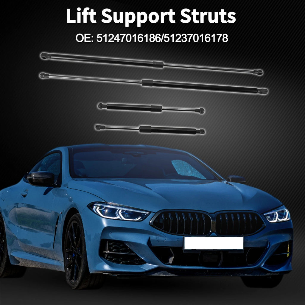 Front Hood and Tailgate Lift Supports Replacement for BMW Z4 (2003–2016)
