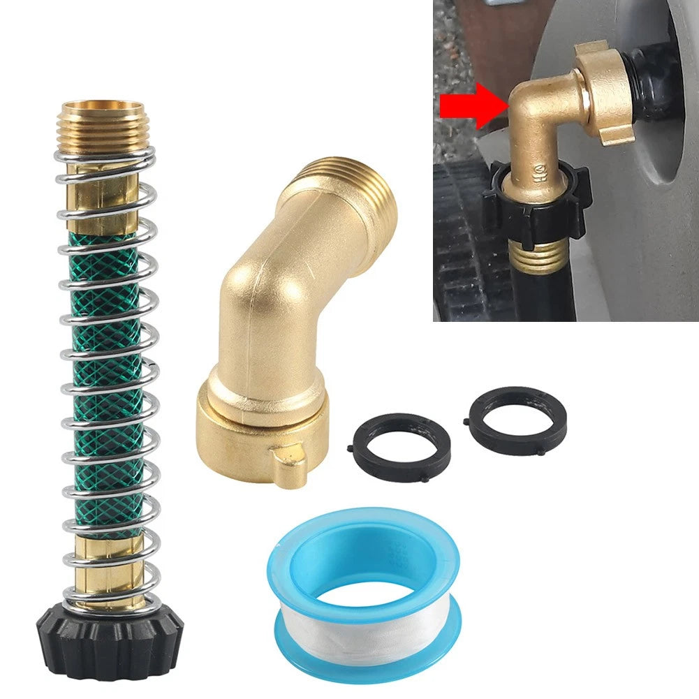 Garden Hose Connector Adapter 90° Elbow Swivel for Garden Hose