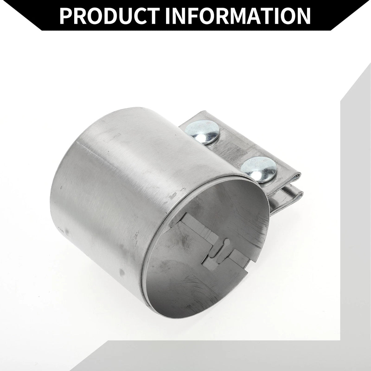 Exhaust Pipe Clamp for Car Stainless Steel 3.35" (87mm)