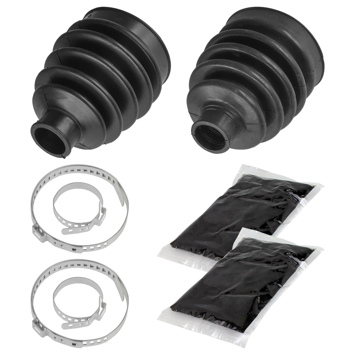 Front Outer Inner CV Boot Kit for Kawasaki Brute Force 750 KVF750 (2012–2017)