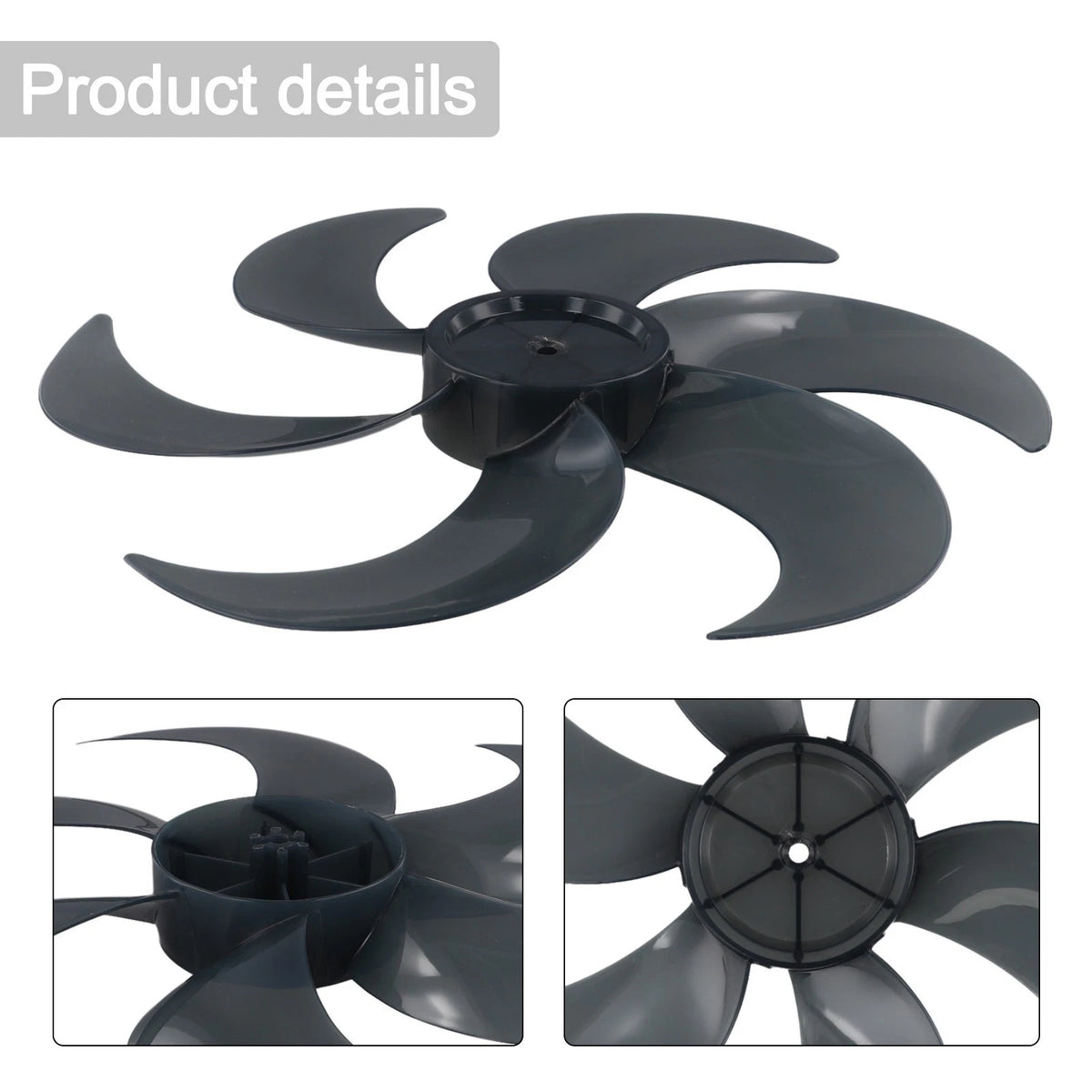 6 Fan Blades Replacement for 16 Inch Plastic Fan
